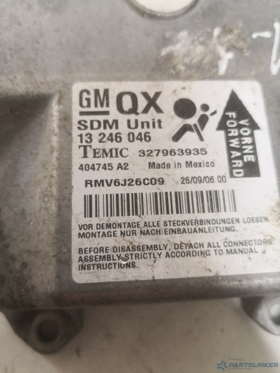 Calculator airbag OPEL ZAFIRA B (A05) [ 2005 - 2015 ] OEM 132546046 – foto 2