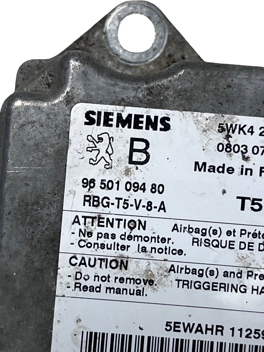 Calculator airbag PEUGEOT 307 Saloon 2001 - > 9650109480 – foto 3