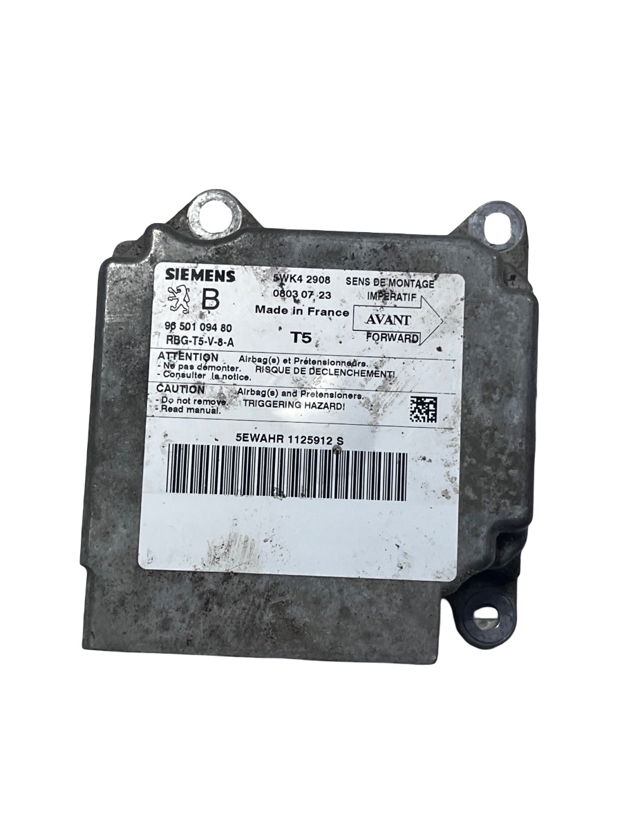 Calculator airbag PEUGEOT 307 Saloon 2001 - > 9650109480
