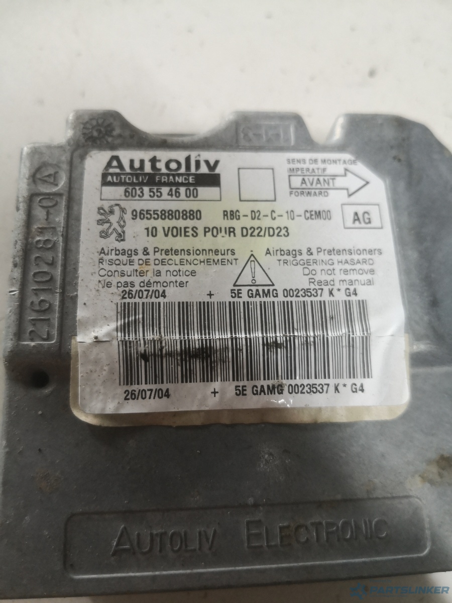 Calculator airbag PEUGEOT 407 (6D_) [ 2004 - > ] OEM 9655880880 – foto 2