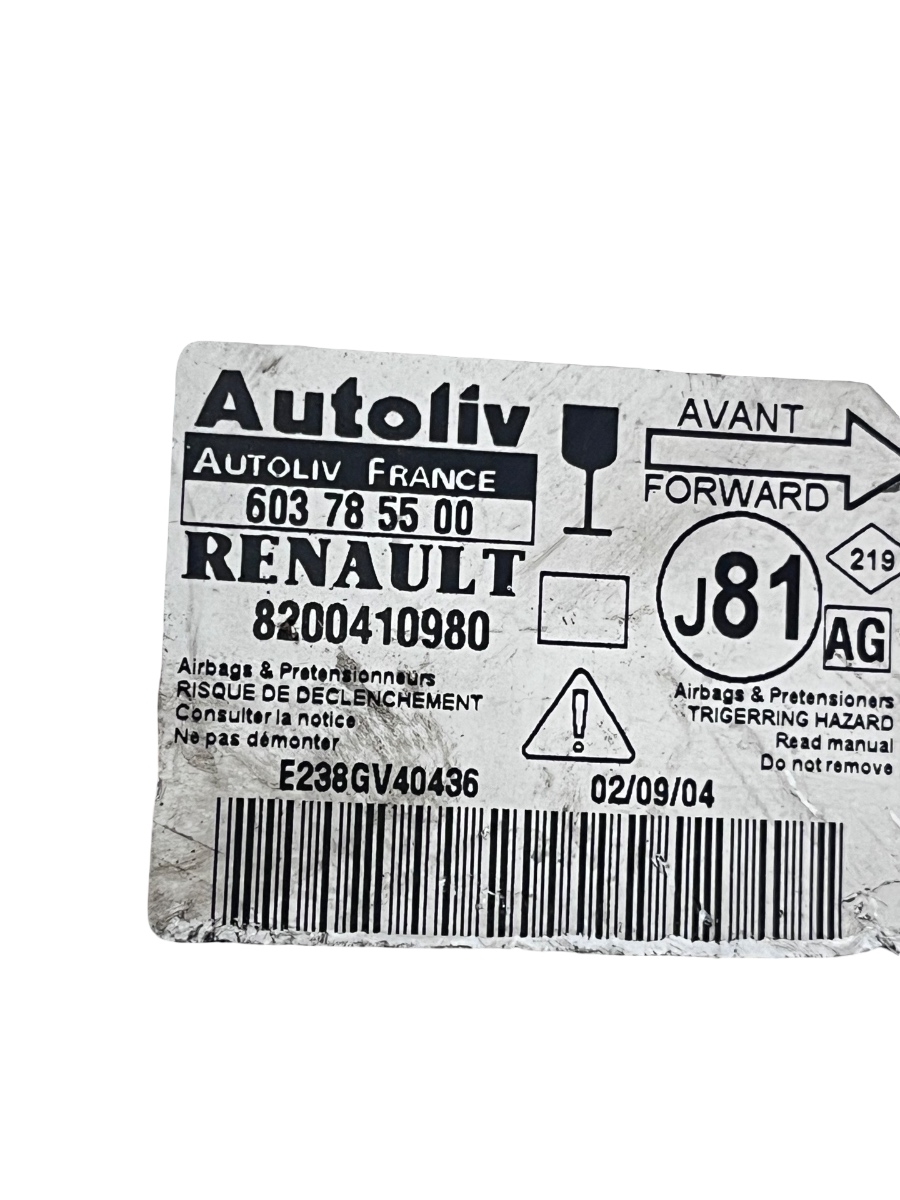 Calculator airbag RENAULT ESPACE IV JK0/1_ 2002 -> 8200410980 – foto 3