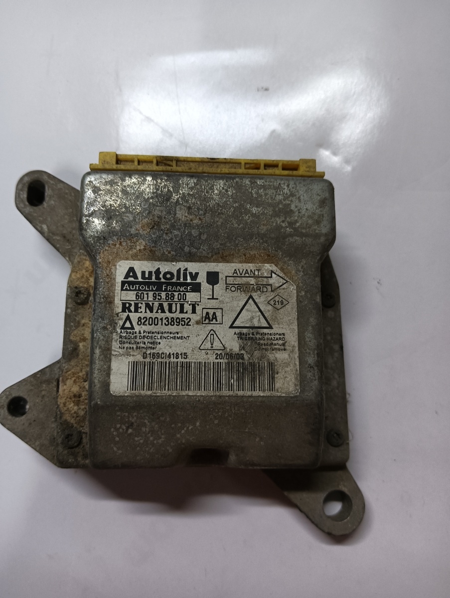 Calculator airbag  RENAULT LAGUNA II BG0/1_ 2001 - 2007 601958800 – foto 2