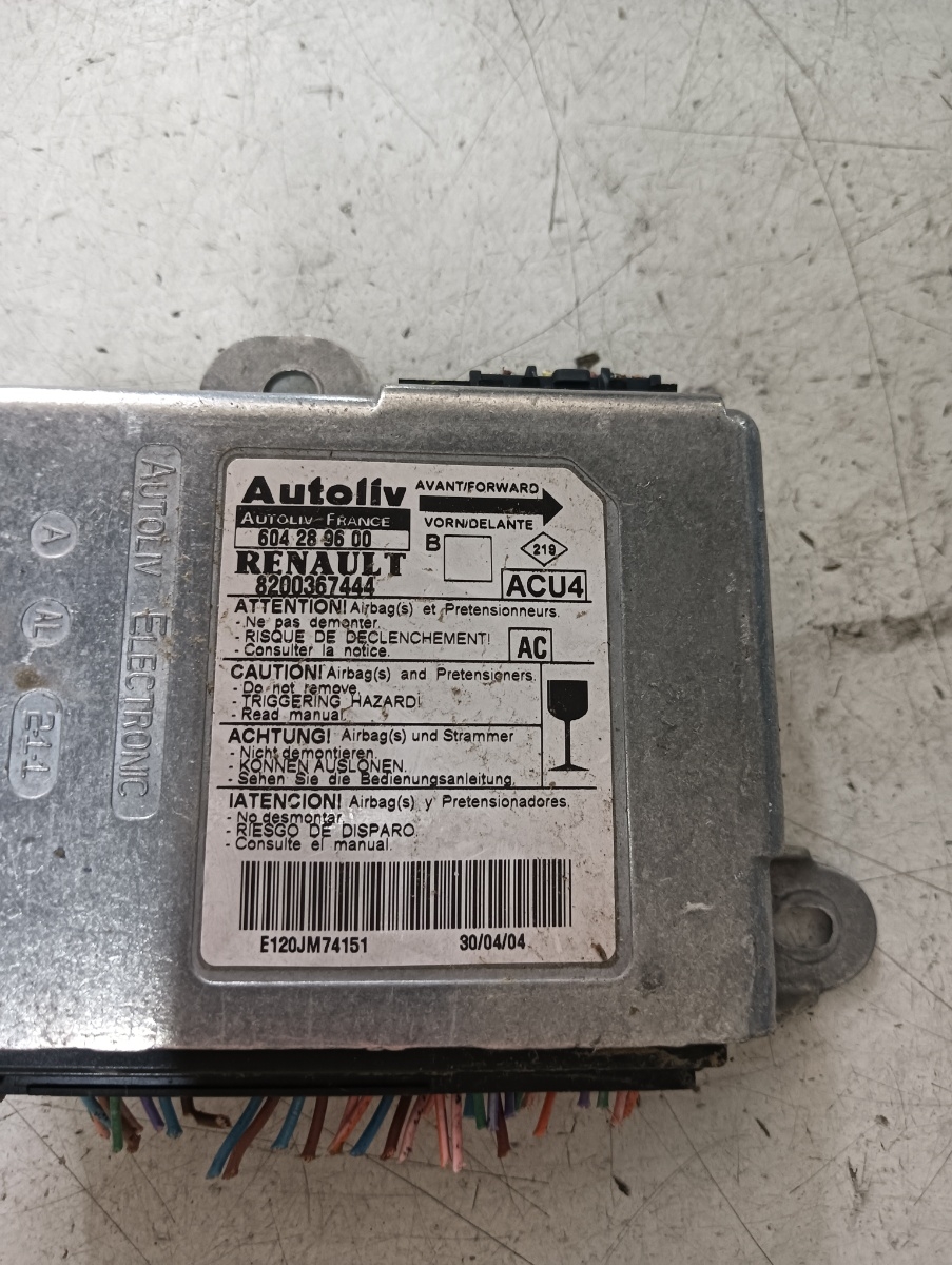 Calculator airbag  RENAULT MEGANE II (BM0/1_, CM0/1_) [ 2001 - 2012 ] OEM 8200367444 – foto 2