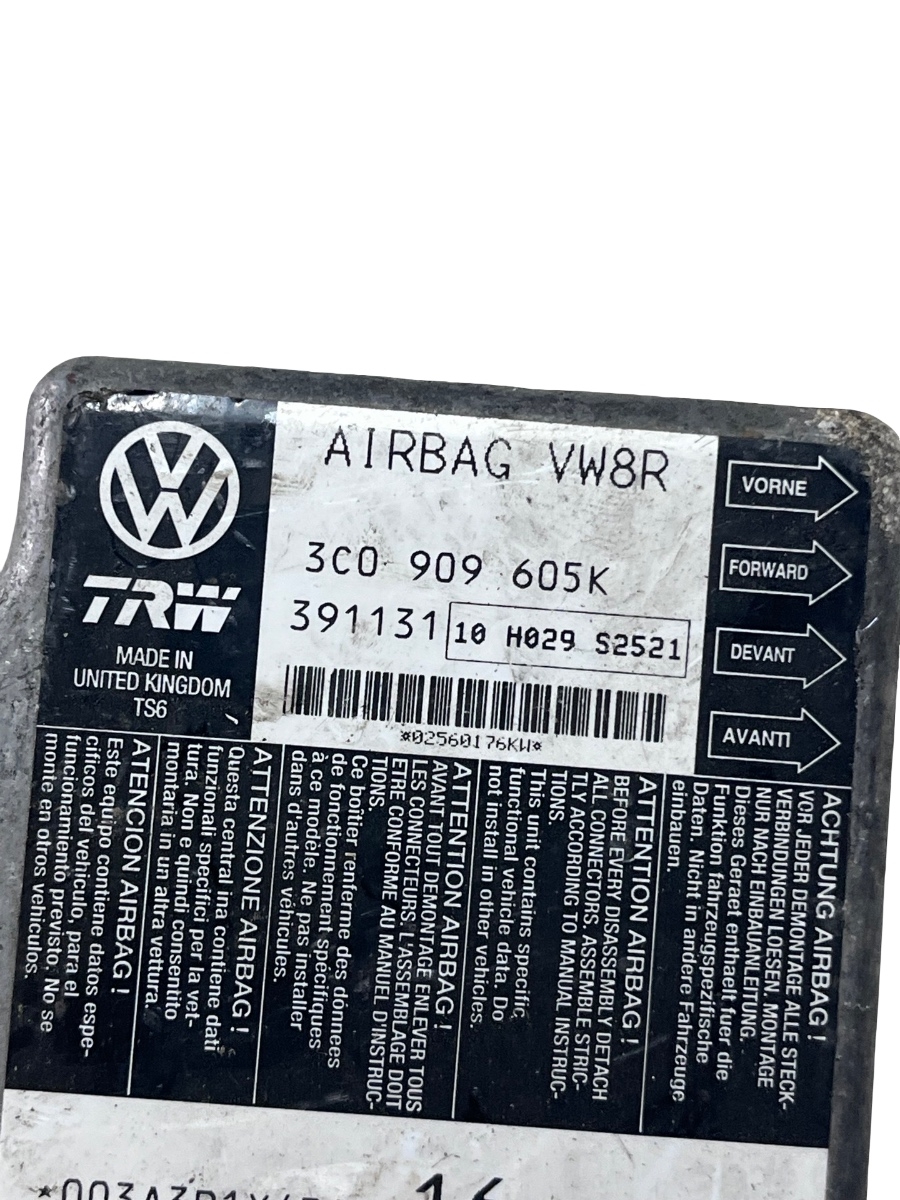 Calculator airbag VOLKSWAGEN PASSAT 3C2 2005 - 2010 3C0909605K – foto 3