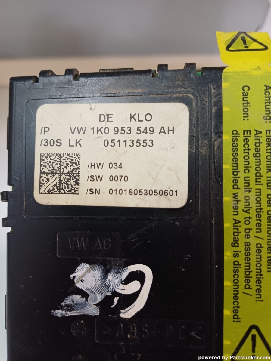 Calculator confort 1k0953549ah VOLKSWAGEN GOLF PLUS (5M1, 521) [ 2004 - 2013 ] – foto 2