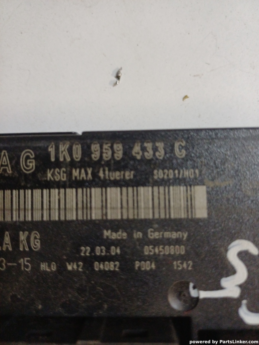 Calculator confort 1K0959433C VOLKSWAGEN GOLF PLUS (5M1, 521) [ 2004 - 2013 ] – foto 2