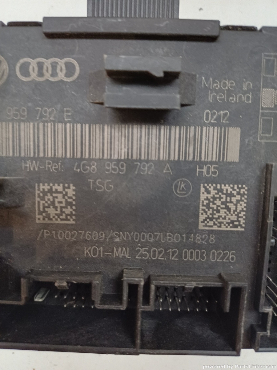 Calculator confort AUDI A8 III (4H2, 4H8, 4HC, 4HL) [ 2009 - 2018 ] OEM 4G8959792A – foto 2