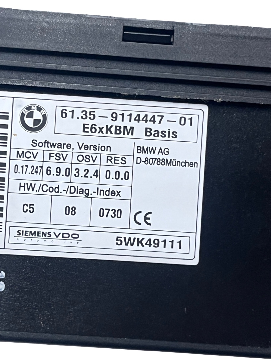 Calculator confort BMW 5 E60 2001 - 2010 9114447 – foto 3