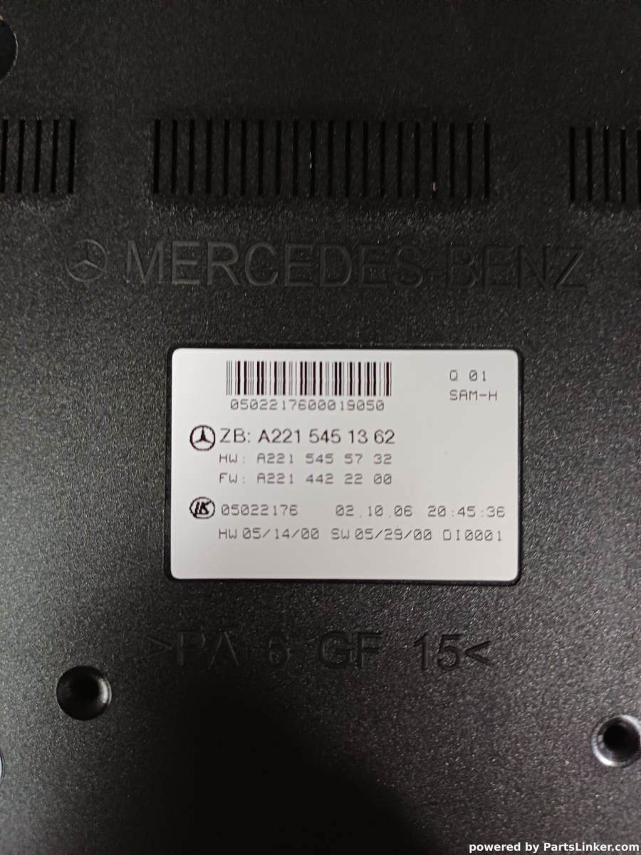 Calculator confort MERCEDES-BENZ S-CLASS II (W221, C215) [ 2005 - 2013 ] OEM a2215451362 – foto 2