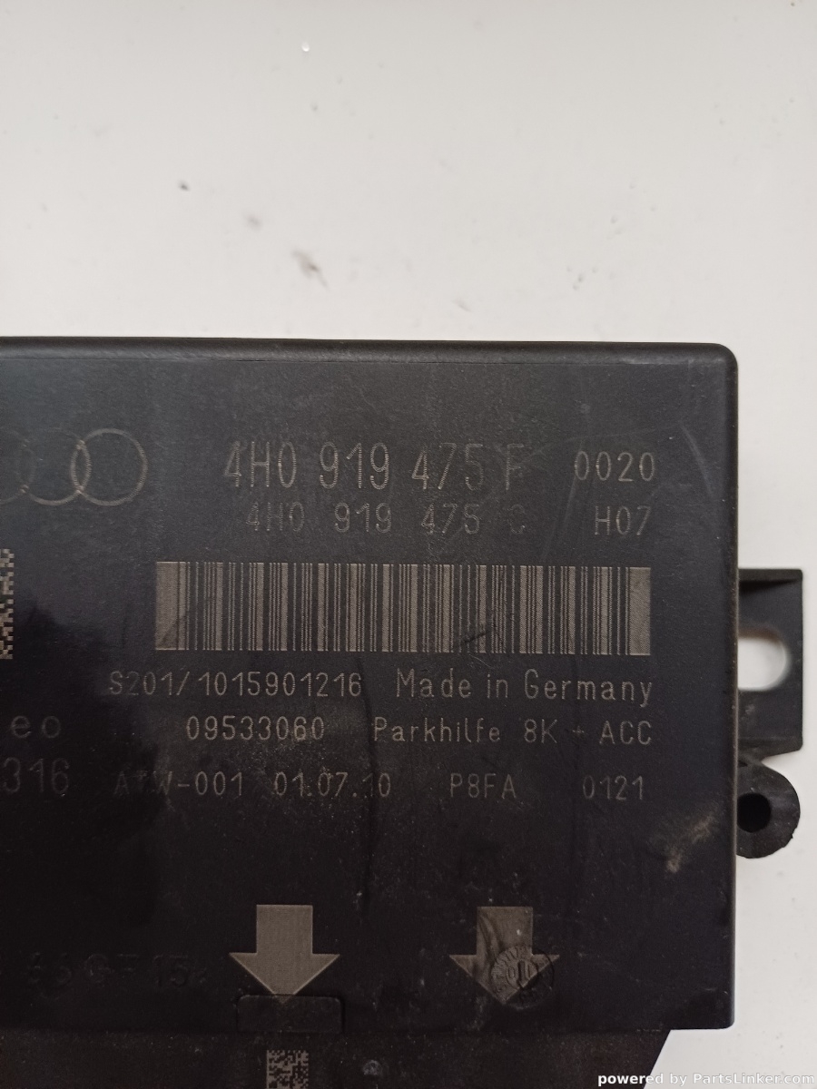 Calculator confort senzori parcare AUDI A8 III (4H2, 4H8, 4HC, 4HL) [ 2009 - 2018 ] OEM 4H0919475F – foto 2