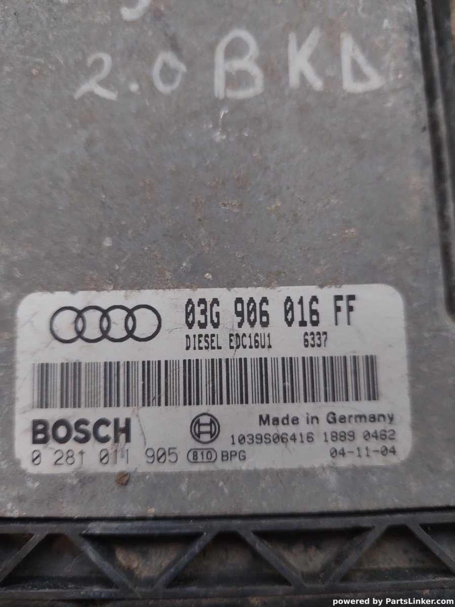 Calculator ECU AUDI A3 II (8P1) [ 2003 - 2013 ] OEM 03g906016ff – foto 2