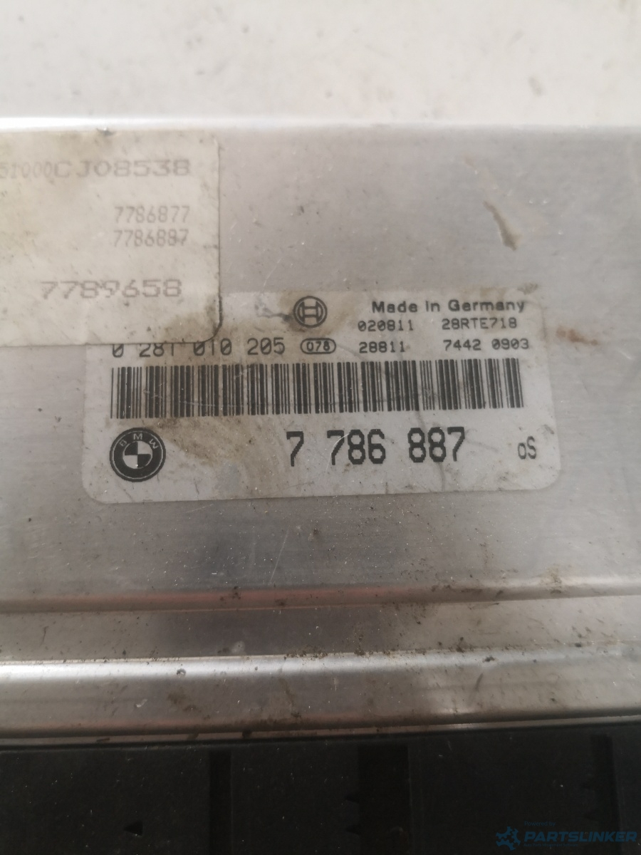Calculator ECU BMW 3 IV (E46) [ 1998 - 2005 ] 320 d (M47 D20 (204D1)) 100KW|136HP 0281010205 OEM 7786887 – foto 2