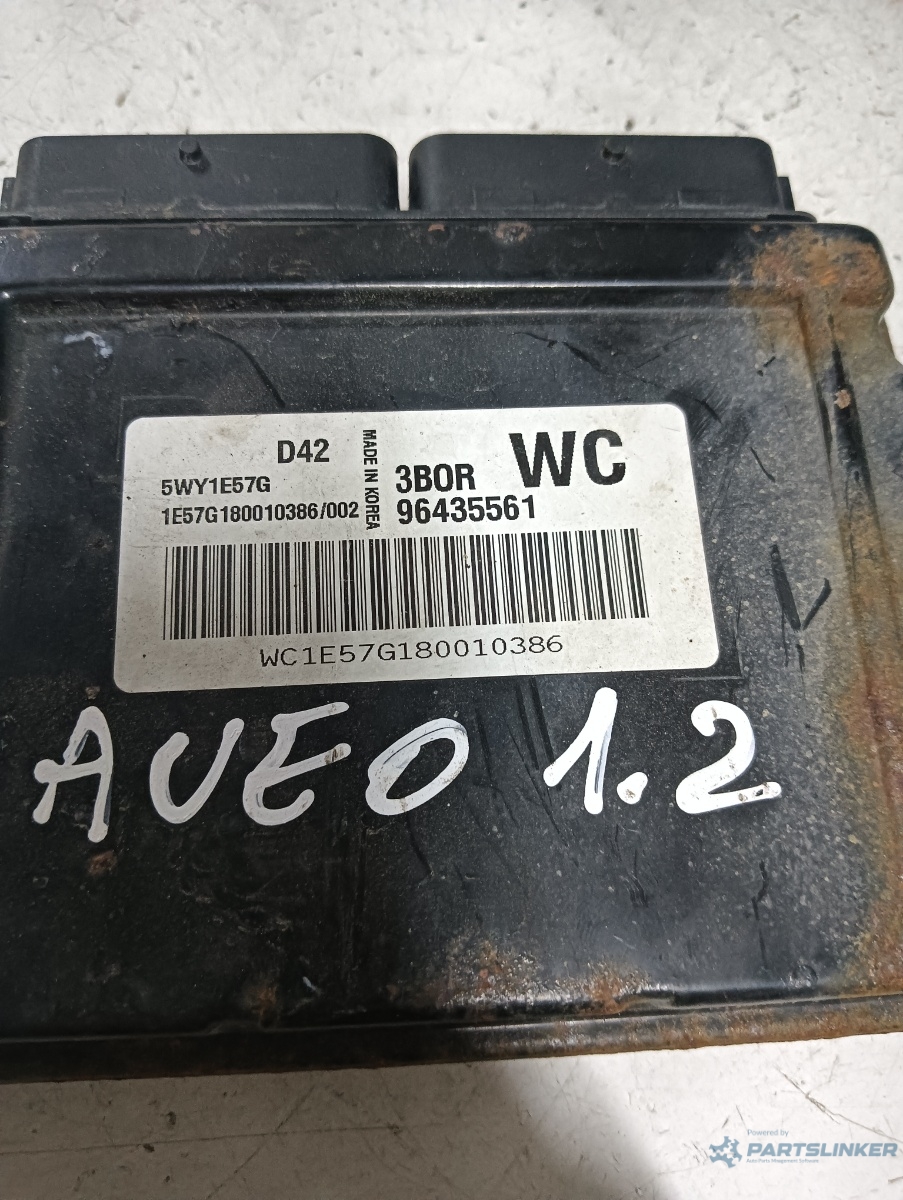 Calculator ECU CHEVROLET AVEO Hatchback (T250, T255) [ 2006 - > ] 1.2 (LY4) 53KW|72HP 5wy1e57g OEM 96435561 – foto 2