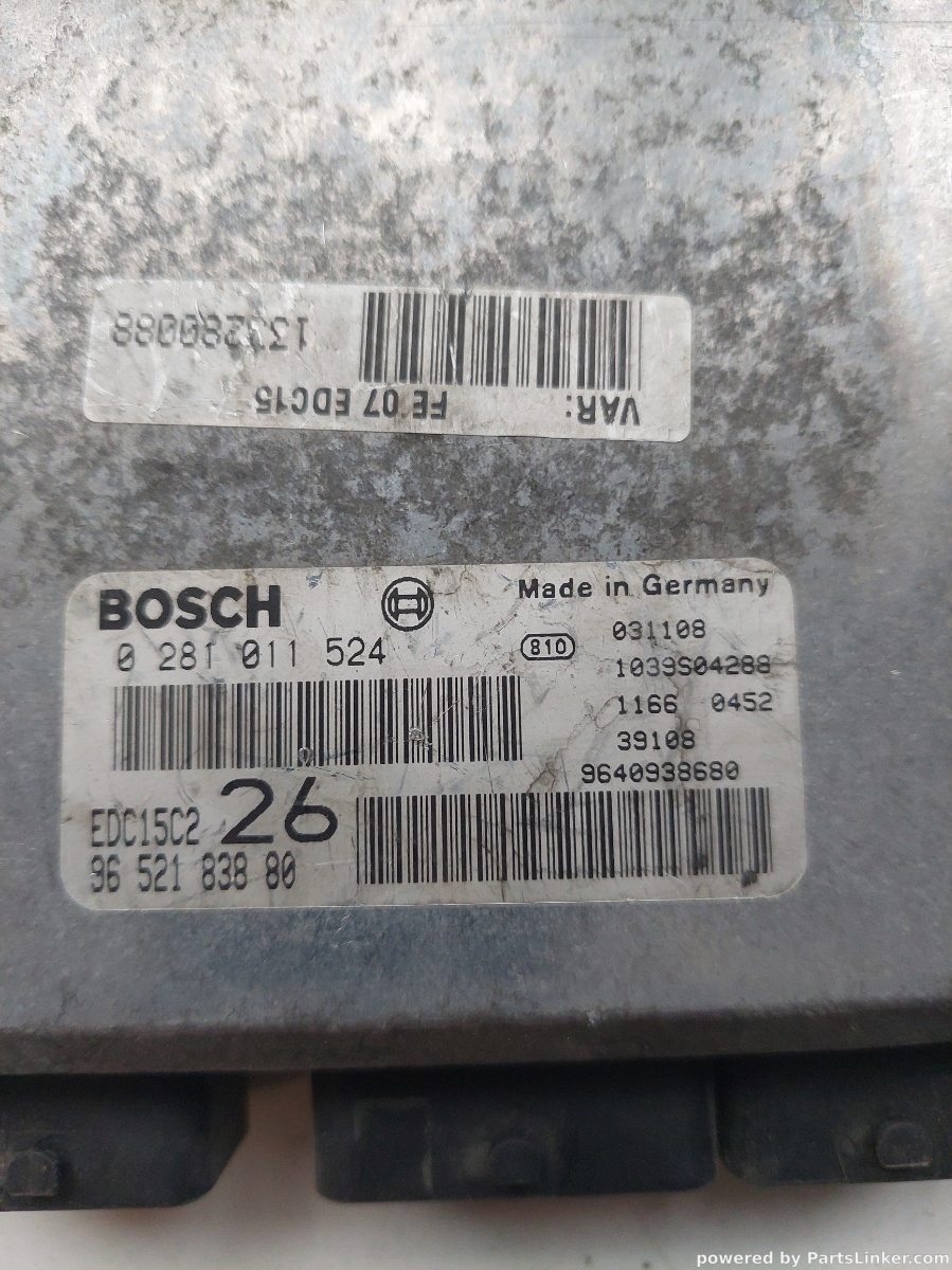Calculator ECU CITROËN C5 II (RC_) [ 2004 - > ] OEM 0281011524 – foto 2
