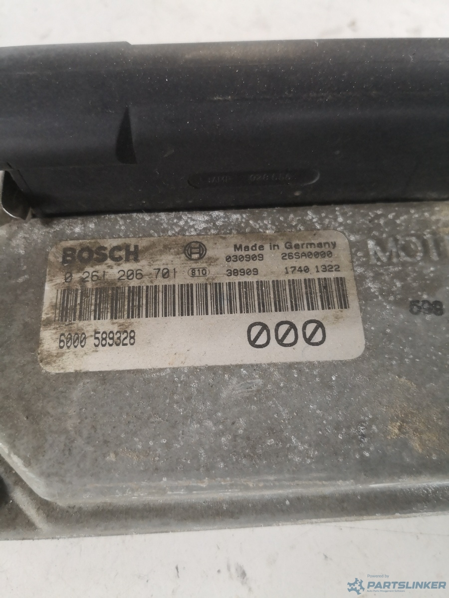 Calculator ECU DACIA 1310 Saloon (U, X) [ 1983 - 2004 ] 1.4 48KW|65HP BOSCH 6000589328 OEM 0261206701 – foto 2