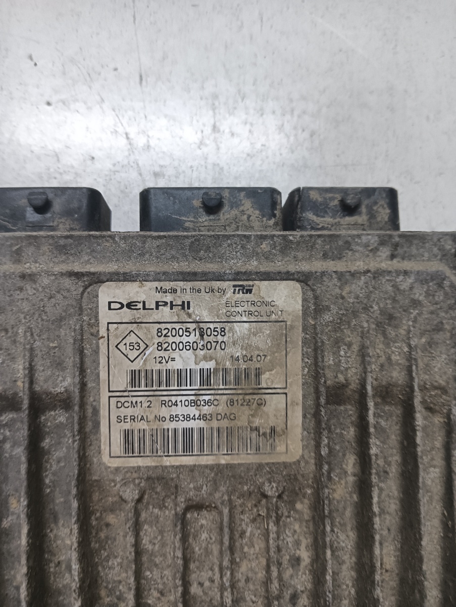 Calculator ecu  DACIA LOGAN LS_ 2004 - > dCi K9K 792, RENAULT CLIO III BR0/1, CR0/1 2005 - > 1.5 dCi K9K 752 Delphi 8200785538 8200513058 – foto 2