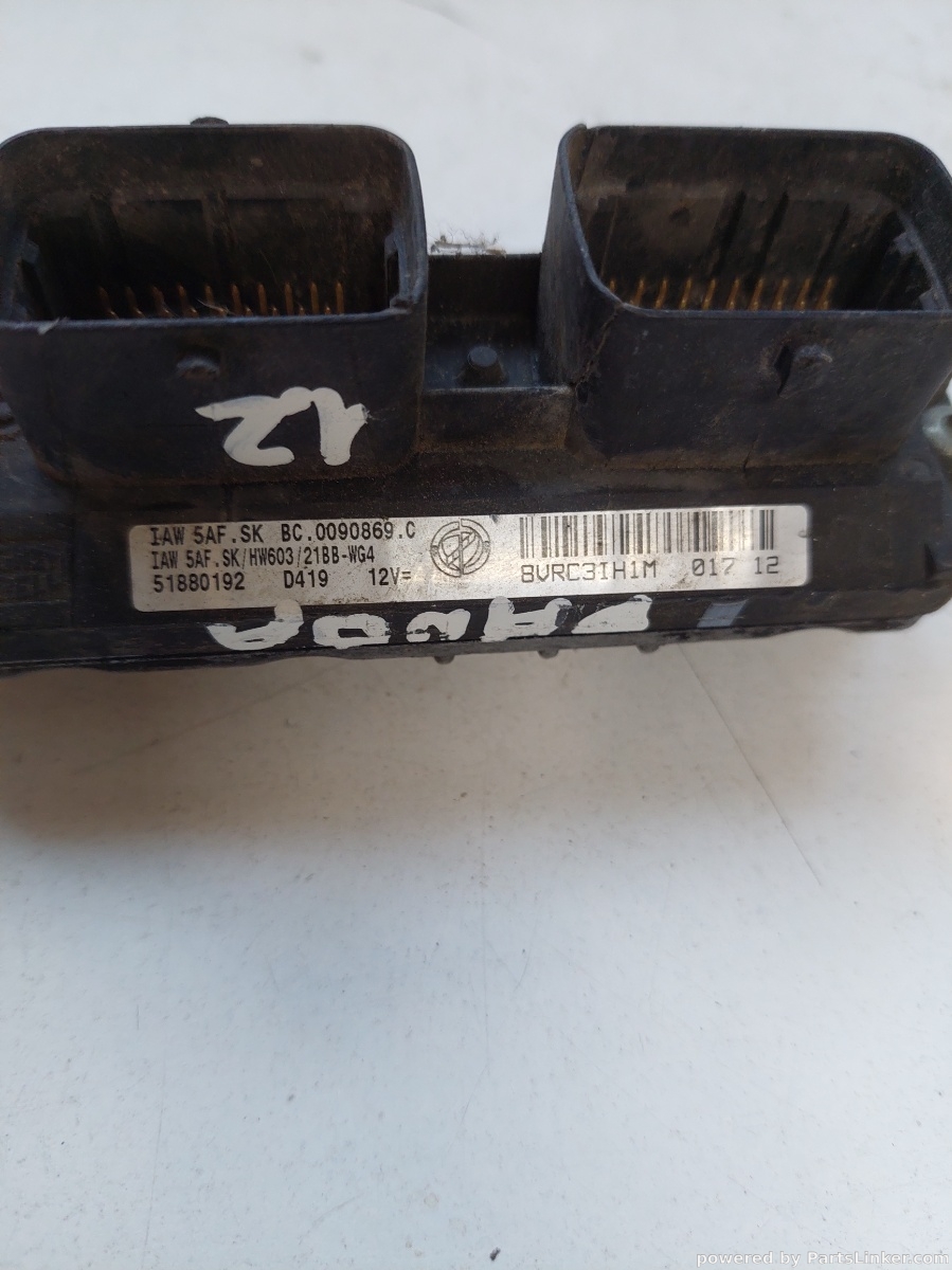 Calculator ECU FIAT PANDA (169_) [ 2003 - > ] OEM 51880192 – foto 2