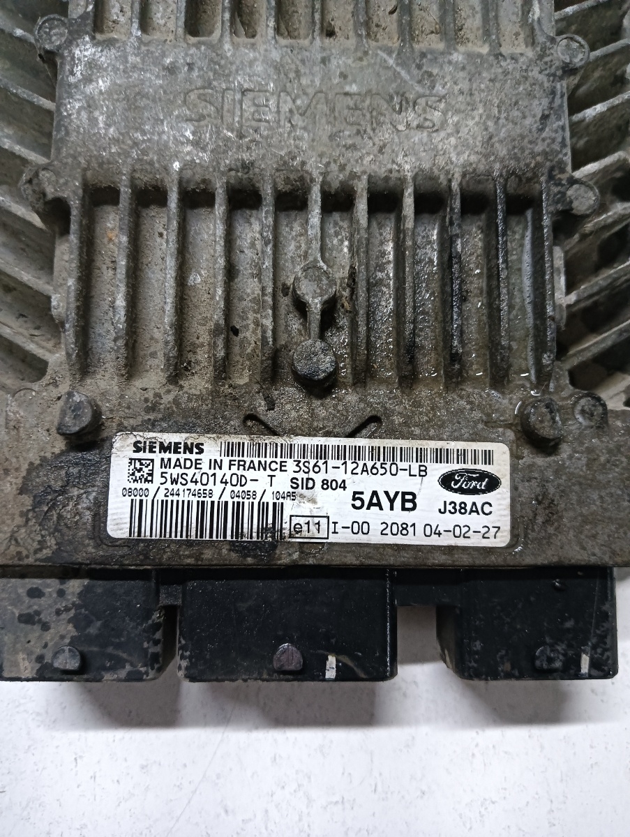 Calculator ecu FORD FIESTA V JH_, JD_ 2001 - 2010 1.4 TDCi F6JA, F6JB 3s6112a650lb – foto 2