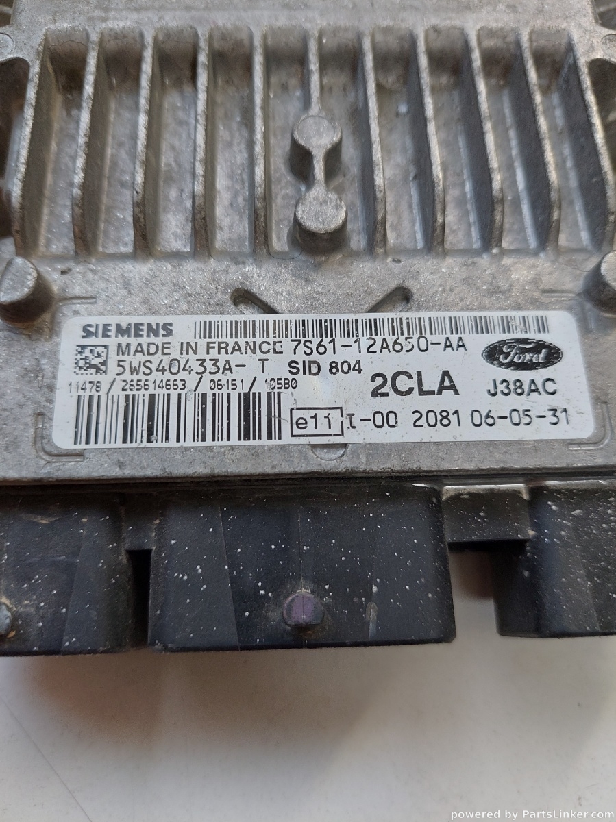 Calculator ECU FORD FIESTA V Van [ 2002 - 2008 ] OEM 5ws40433a – foto 2