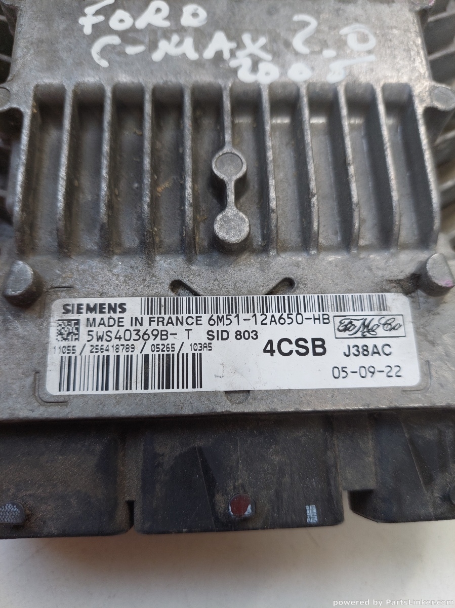 Calculator ECU FORD FOCUS II Convertible [ 2006 - 2010 ] OEM 5ws40369b – foto 2