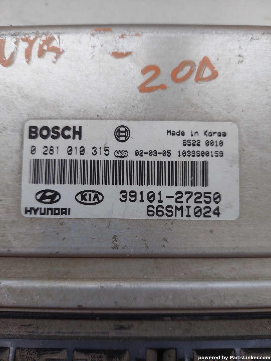 Calculator ECU HYUNDAI SANTA FE I (SM) [ 2000 - 2006 ] OEM 0281010315 – foto 2