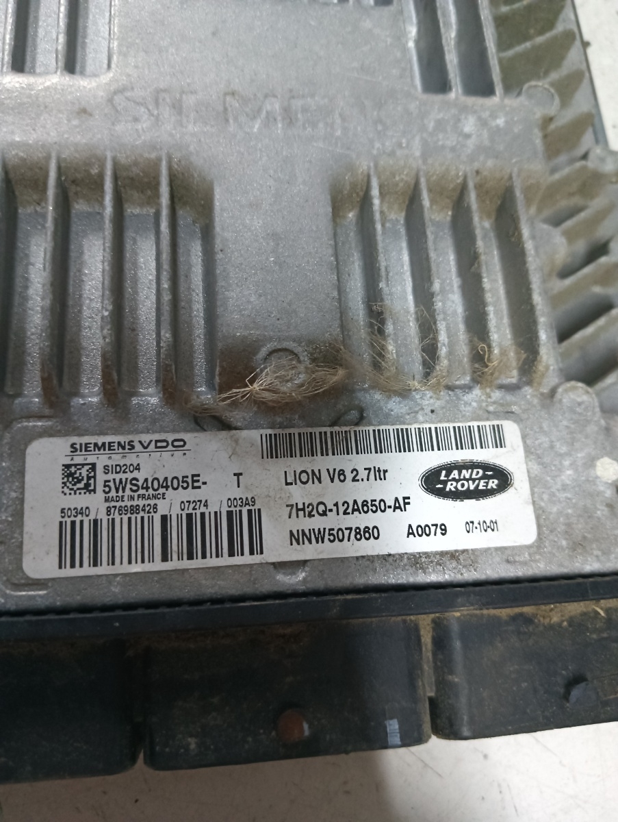 Calculator ECU LAND ROVER DISCOVERY III (LA_, L319) [ 2004 - 2009 ] TD 4x4 (276DT) 140KW|190HP SIEMENS 5ws40405e OEM 7h2q12a650af – foto 2