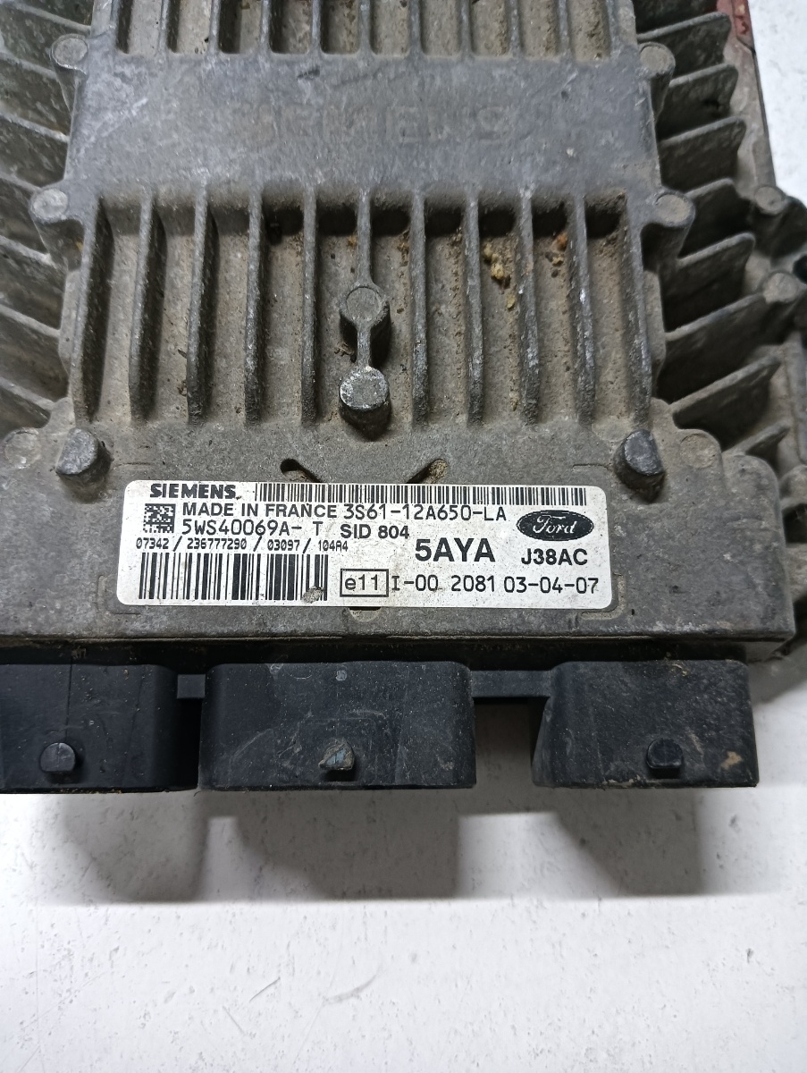 Calculator ecu MAZDA 121 II DB 1990 - 1997, FORD FIESTA V JH_, JD_ 2001 - 2010 1.4 TDCi F6JA, F6JB SIEMENS 5ayaj38ac 3s6112a650la – foto 2