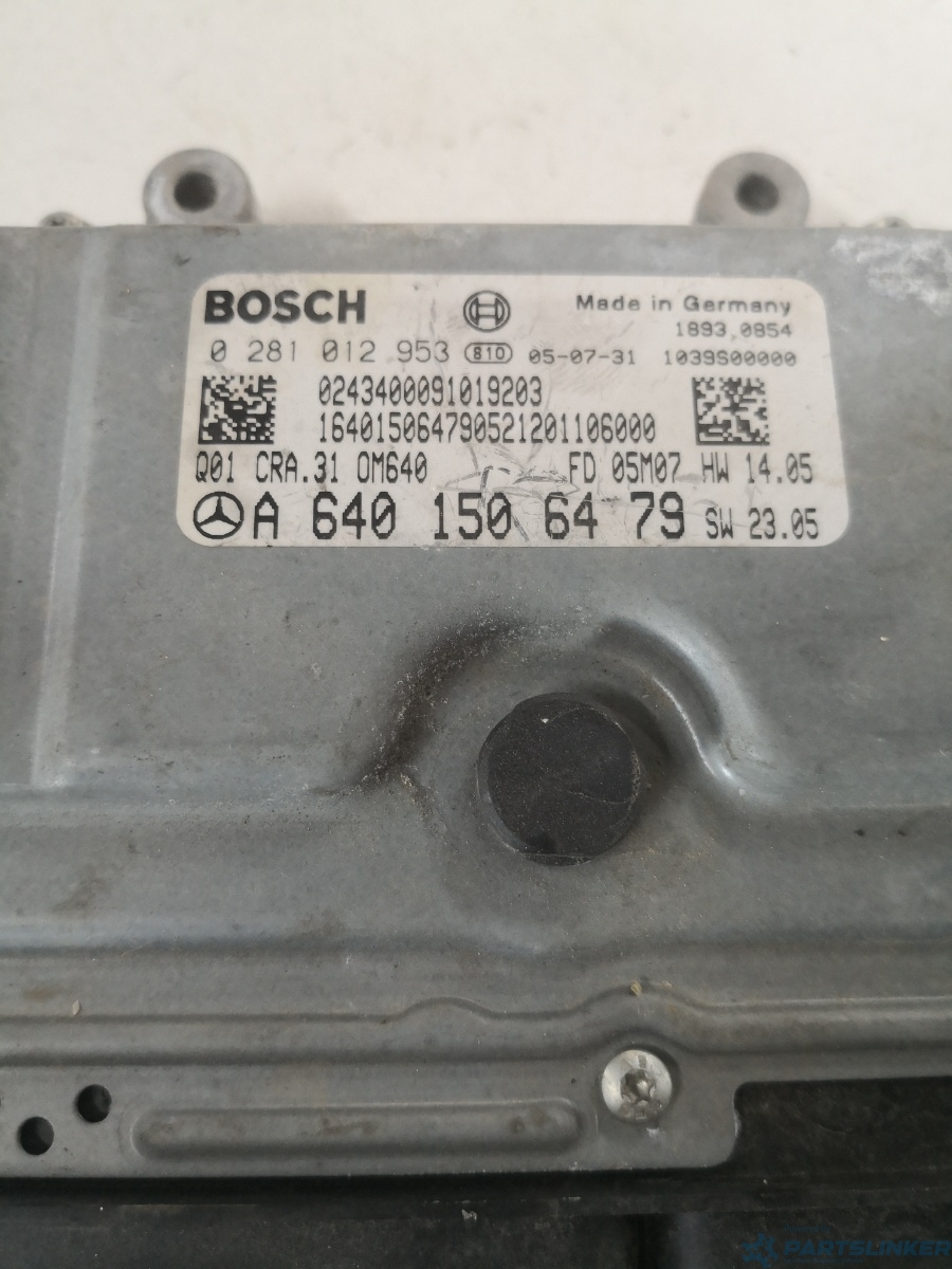 Calculator ECU MERCEDES-BENZ A-CLASS II (W169) [ 2004 - 2012 ] A 200 CDI (OM 640.941) 103KW|140HP BOSCH 0281012953 OEM A6401506479 – foto 2