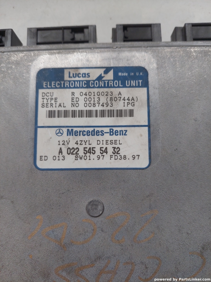 Calculator ECU MERCEDES-BENZ C-CLASS (W202) [ 1993 - 2000 ] OEM A0225455432 – foto 2