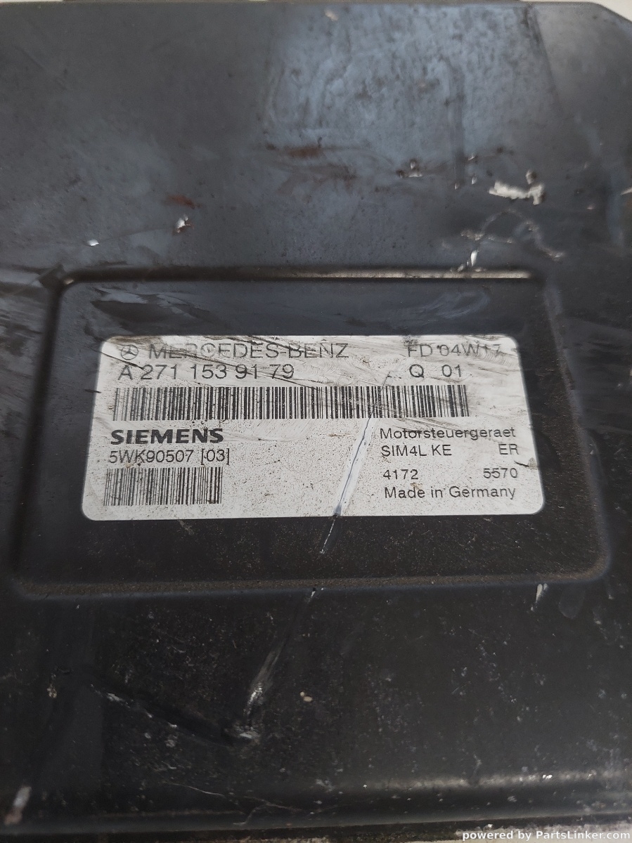 Calculator ECU MERCEDES-BENZ CLK (C208) [ 1997 - 2003 ] 200 Kompressor (M 111.956) 120KW|163HP SIEMENS 5wk90507 OEM A2711539179 – foto 2