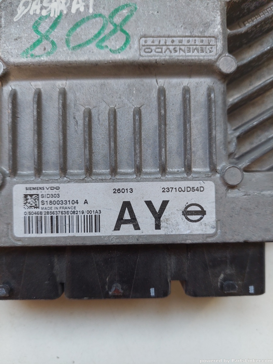 Calculator ECU NISSAN QASHQAI / QASHQAI +2 I J10, JJ10 2006 - 2014 S180033104 – foto 2