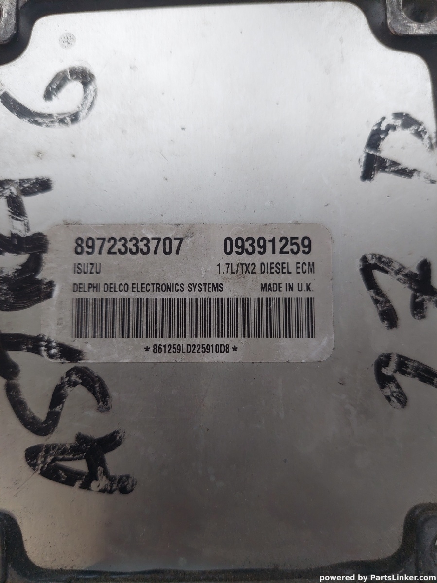 Calculator ECU OPEL ASTRA G Hatchback F48_, F08_, T98 1998 - 2009 1.7 DTI 16V Y 17 DT 8972333707 – foto 2
