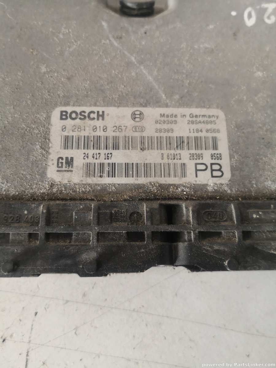 Calculator ECU OPEL ASTRA G Hatchback (F48_, F08_, T98) [ 1998 - 2009 ] DTI 16V (Y 20 DTH) 74KW|101HP BOSCH 24417167 OEM 0281010267 – foto 2