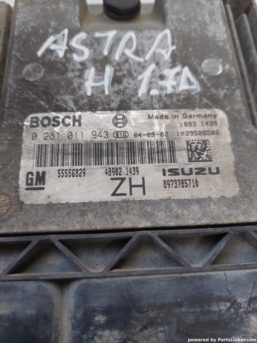 Calculator ECU OPEL ASTRA H (L48, A04) [ 2004 - 2014 ] OEM 0281011943 – foto 2