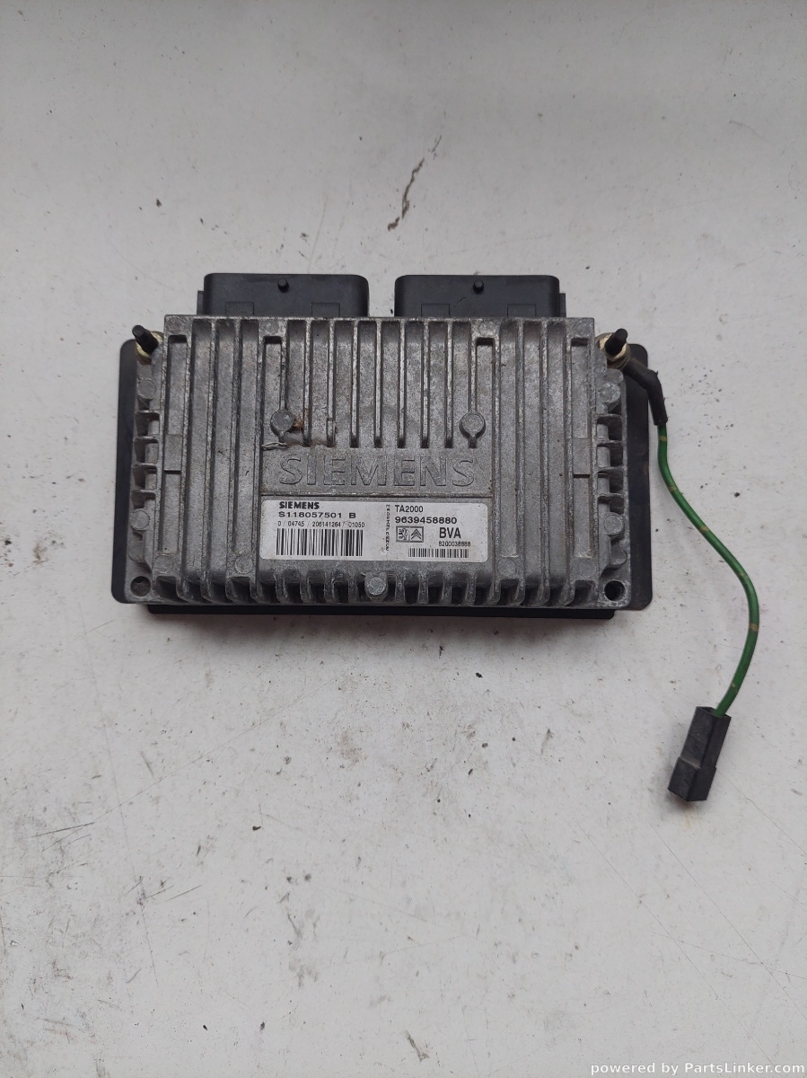 Calculator ECU PEUGEOT 406 (8B) [ 1995 - 2005 ] SIEMENS S118057501 OEM 9639458880