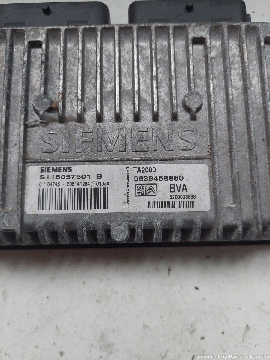 Calculator ECU PEUGEOT 406 (8B) [ 1995 - 2005 ] SIEMENS S118057501 OEM 9639458880 – foto 2