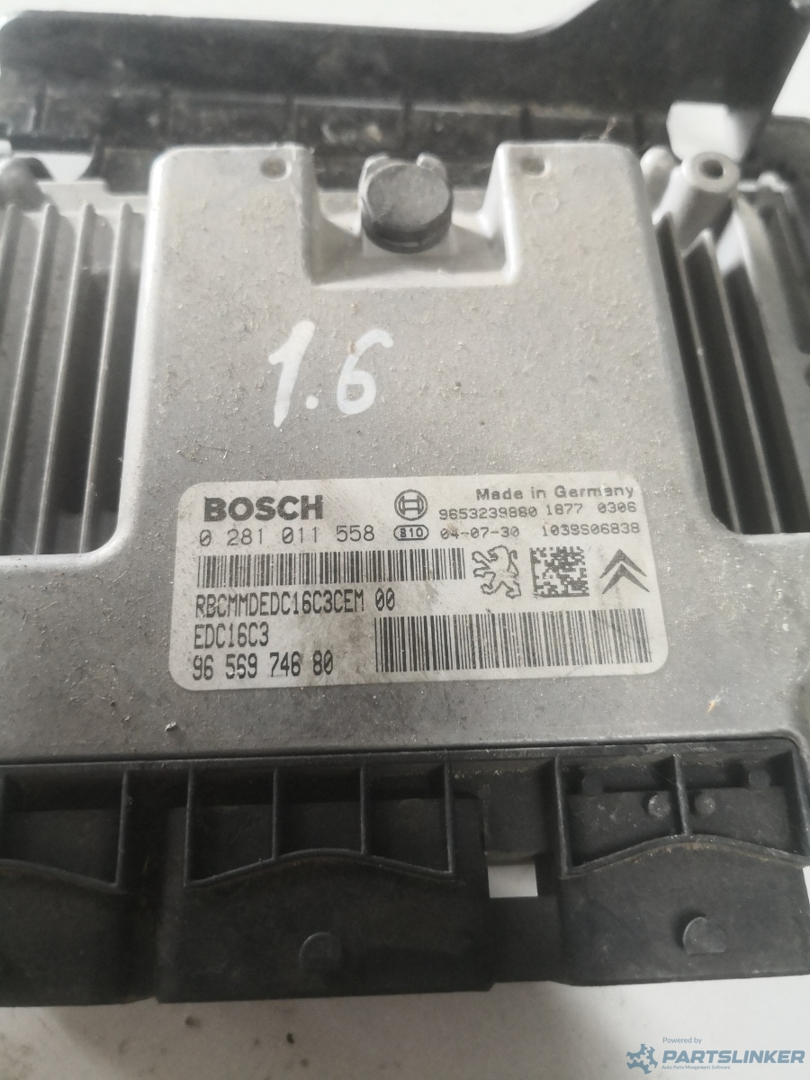 Calculator ECU PEUGEOT 407 (6D_) [ 2004 - > ] HDi 110 (9HZ (DV6TED4)) 80KW|109HP BOSCH 9656974680 OEM 0281011558 – foto 2