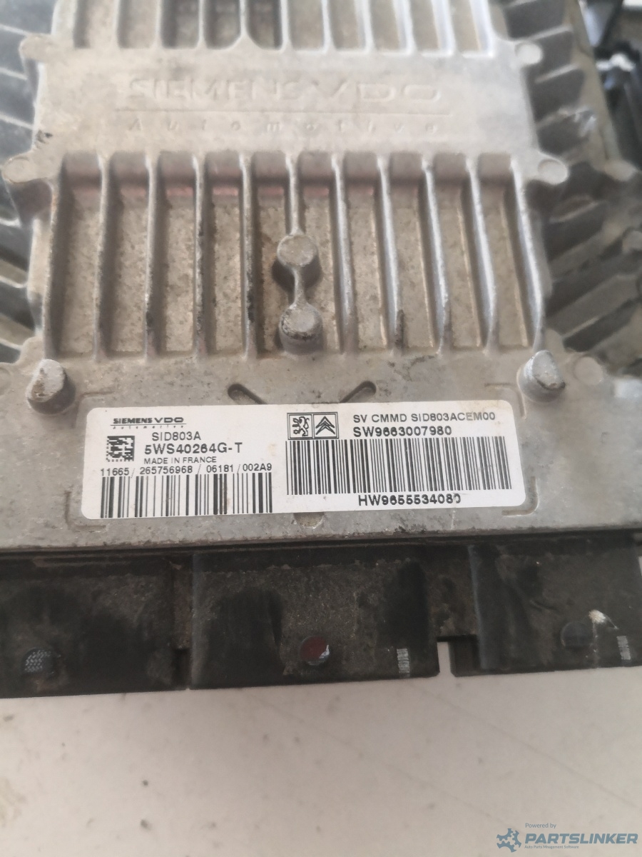 Calculator ECU PEUGEOT 407 (6D_) [ 2004 - > ] HDi 135 (RHR (DW10BTED4)) 100KW|136HP OEM 5ws40264gt – foto 2