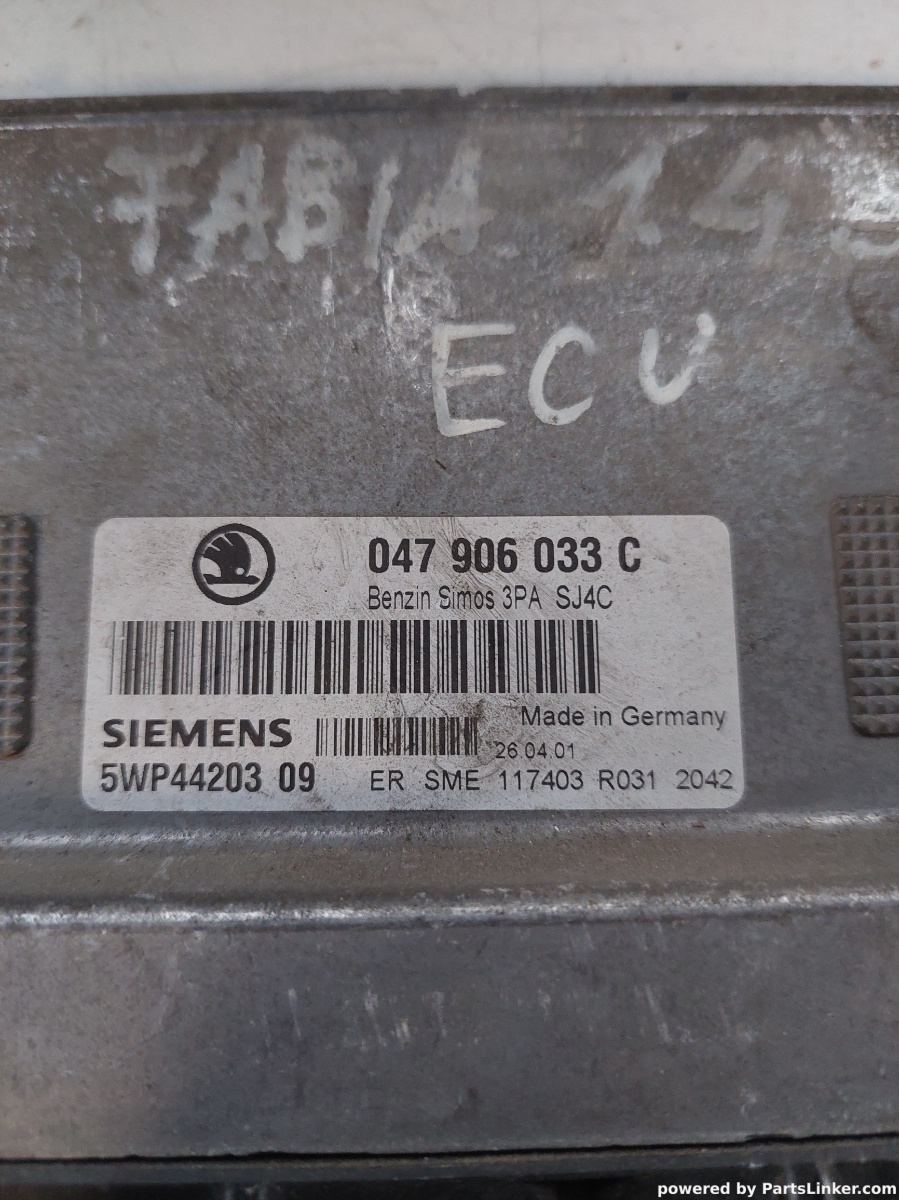 Calculator ECU SKODA FABIA (6Y2) [ 1999 - 2008 ] OEM 047906033c – foto 2