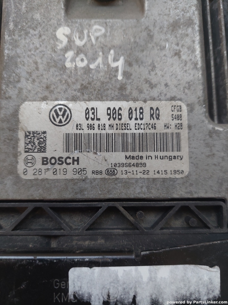 Calculator ECU SKODA SUPERB (3T4) [ 2008 - 2015 ] OEM 03i906018rq – foto 2