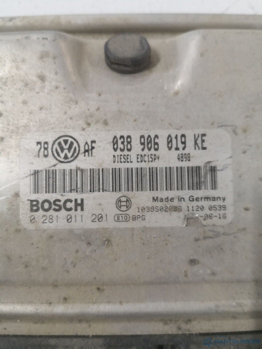 Calculator ECU SKODA SUPERB (3U4) [ 2001 - 2008 ] TDI (AVF, AWX) 96KW|130HP BOSCH 0281011201 OEM 038906019ke – foto 2