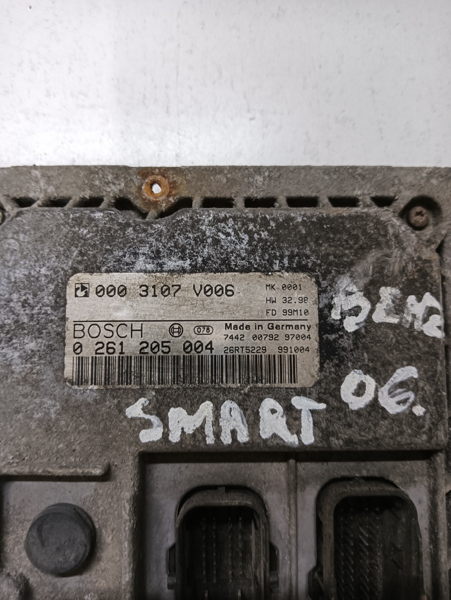 Calculator ecu SMART FORTWO Cabrio 450 2004 - 2007 BOSCH 0003107v006 0261205004 – foto 2