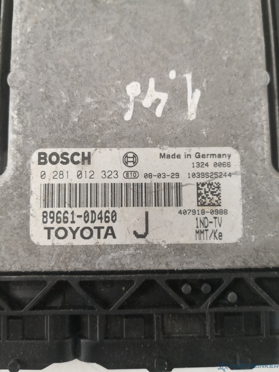 Calculator ECU TOYOTA YARIS (_P9_) [ 2005 - > ] D-4D (1ND-TV) 66KW|90HP BOSCH 896610d460 OEM 0281012323 – foto 2