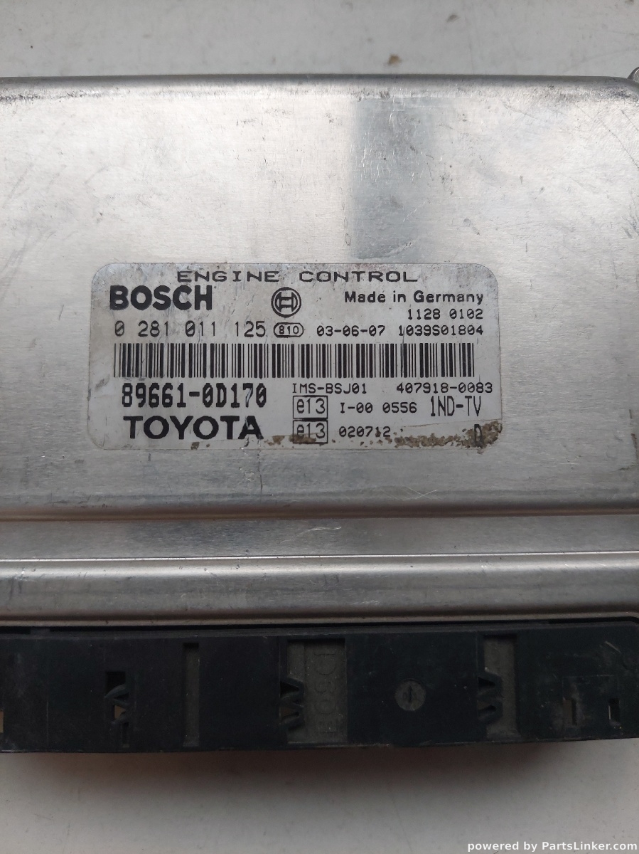 Calculator ECU TOYOTA YARIS (_P9_) [ 2005 - > ] OEM 0281011125 – foto 2