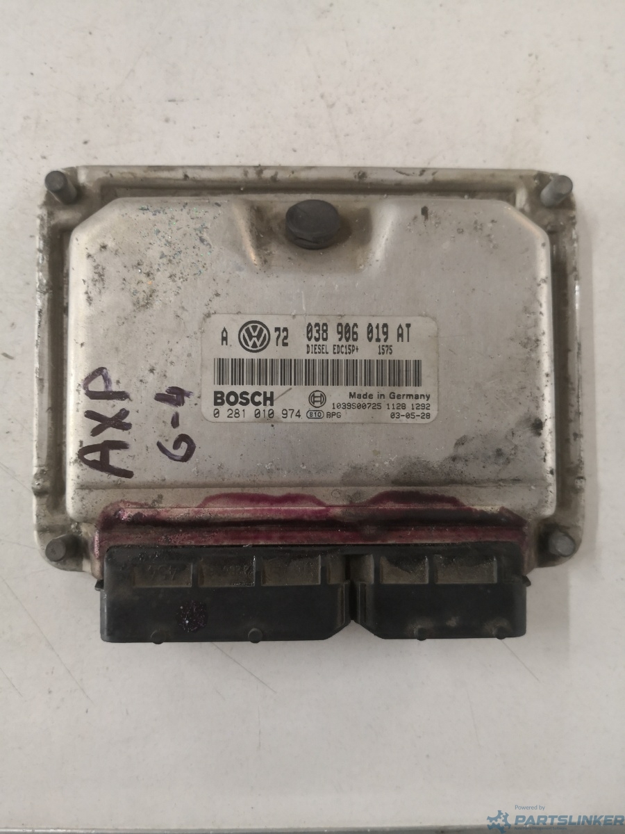 Calculator ECU VOLKSWAGEN GOLF IV (1J1) [ 1997 - 2007 ] 16V (AHW, AKQ, APE, AXP, BCA) 55KW|75HP BOSCH 0281010974 OEM 0389060119at