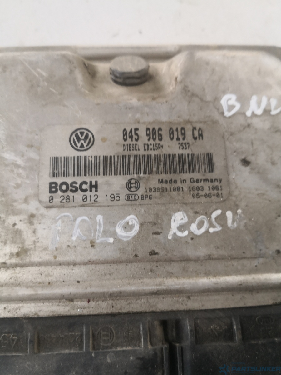 Calculator ECU VOLKSWAGEN POLO (9N_) [ 2001 - 2012 ] TDI (BMS, BNV) 59KW|80HP BOSCH 0281012195 OEM 045906019ca – foto 2