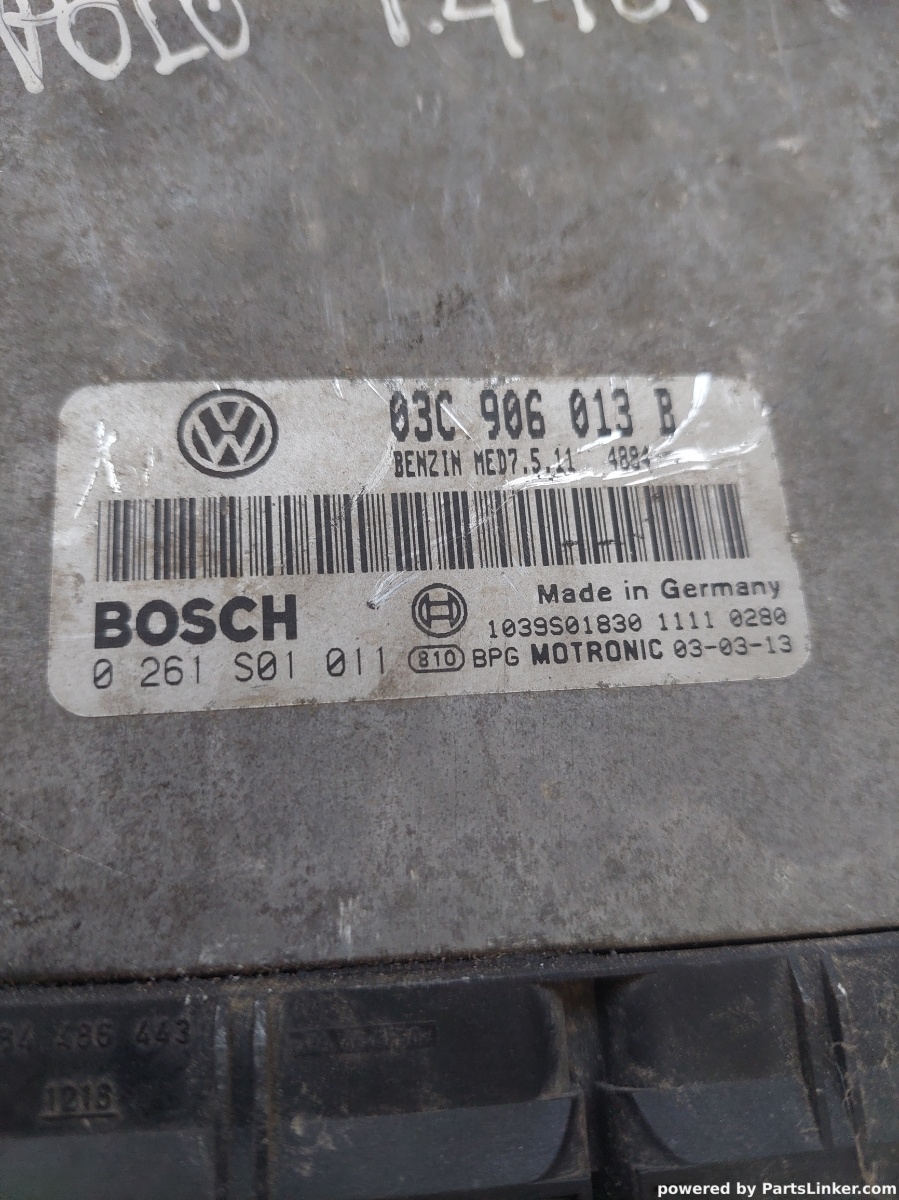 Calculator ECU VOLKSWAGEN POLO CLASSIC (6KV2) [ 1995 - 2009 ] OEM 03c906013b – foto 2