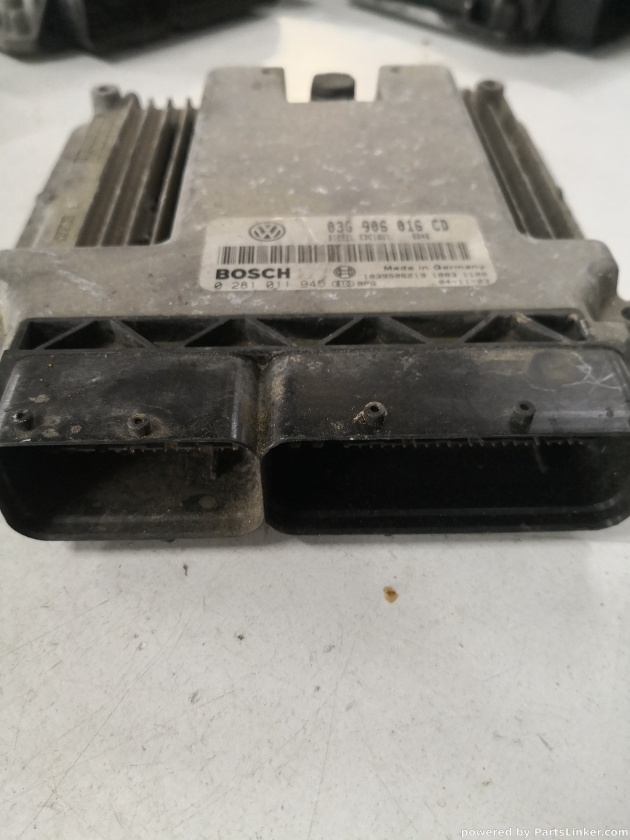 Calculator ECU VOLKSWAGEN TOUURAN 1.9 BKC BOSCH 0281011945 OEM 03g906016cd – foto 2