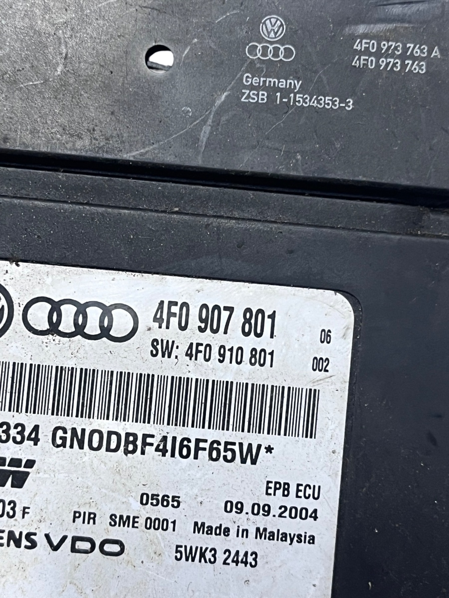 Calculator frana de mana AUDI A6/S6 III Saloon 4F2, C6 2004 - 2011 4F0109078 – foto 3