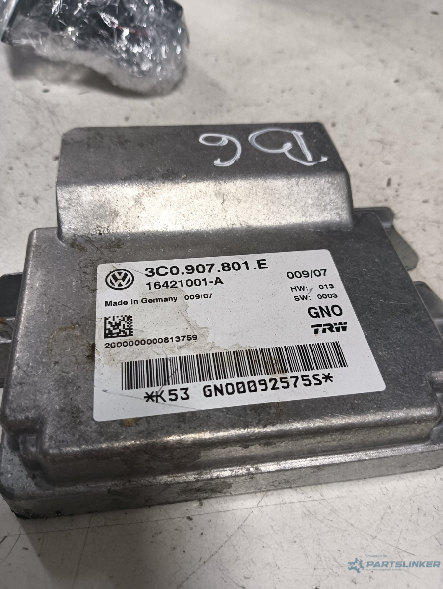 Calculator frana de mana VOLKSWAGEN PASSAT Variant (3C5) [ 2005 - 2011 ] OEM 3c0907801e – foto 2
